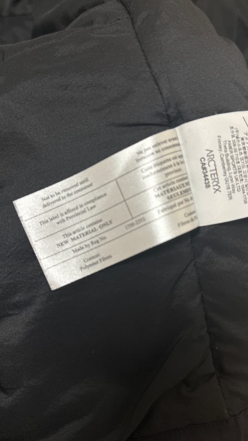 아크테릭스 아톰 AR 후디 블랙s 상품이미지7