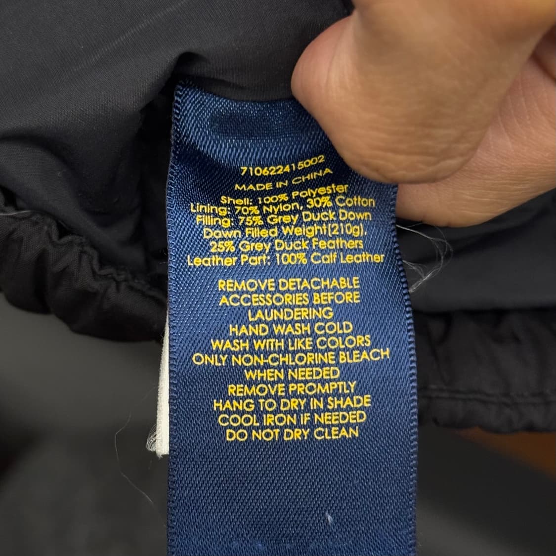 폴로 랄프로렌 신형 라벨 포니 로고 아웃도어 푸퍼 패딩 베스트 상품이미지8