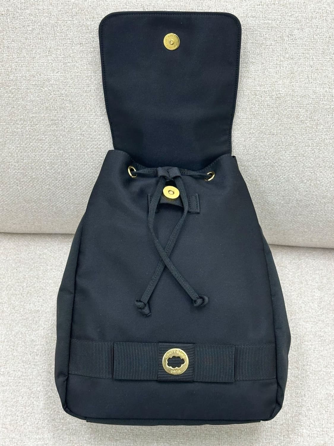 courreges / 꾸레쥬 블랙 패브릭 백팩    상품이미지6