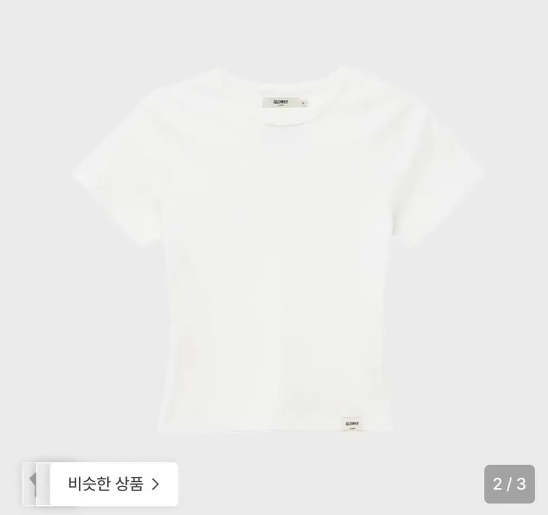 글로니 glowny baby tee 베이비티 상품이미지1
