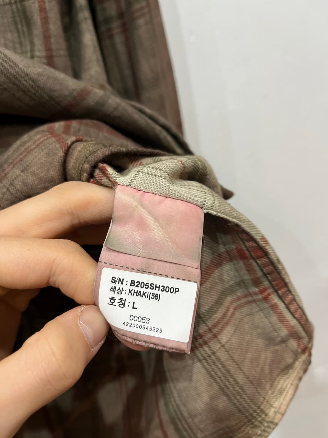 버커루 가먼트다잉 체크 셔츠  상품이미지6