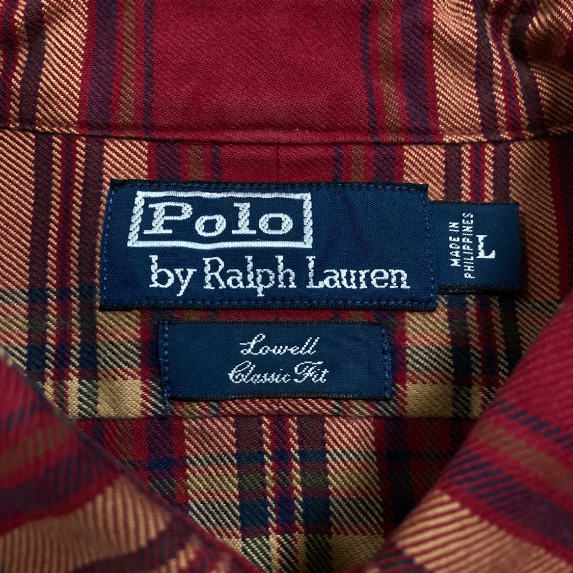 폴로 랄프로렌 믹스 컬러 체크 셔츠 상품이미지3