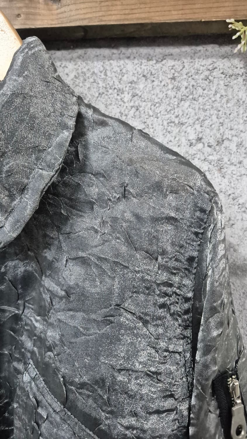 실버 텍스처드 봄버 자켓 상품이미지3