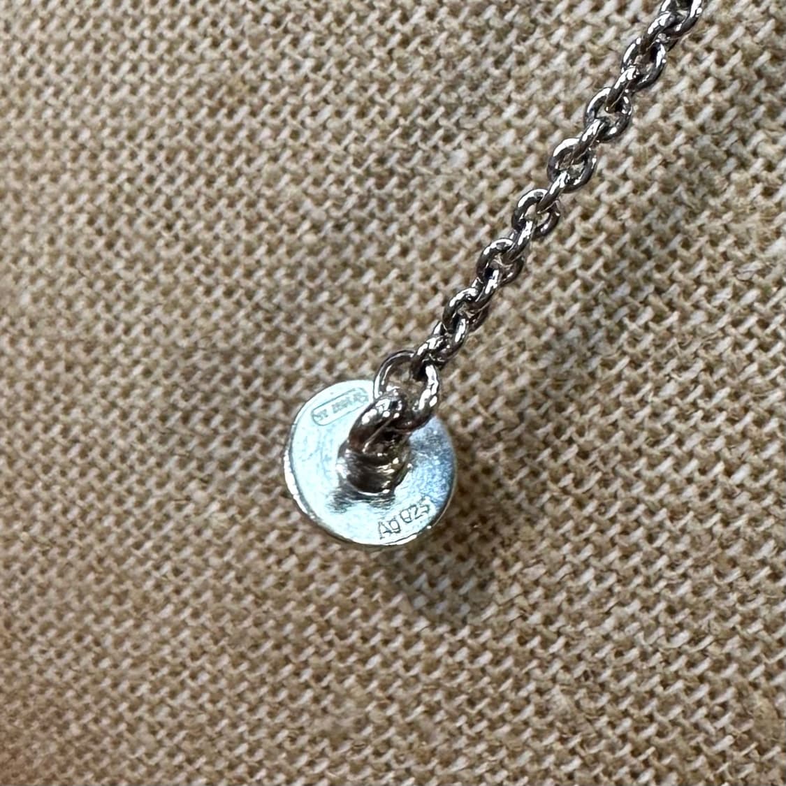 [풀구성] 구찌 하트 레드스톤 실버 트레이드마크 목걸이 상품이미지7