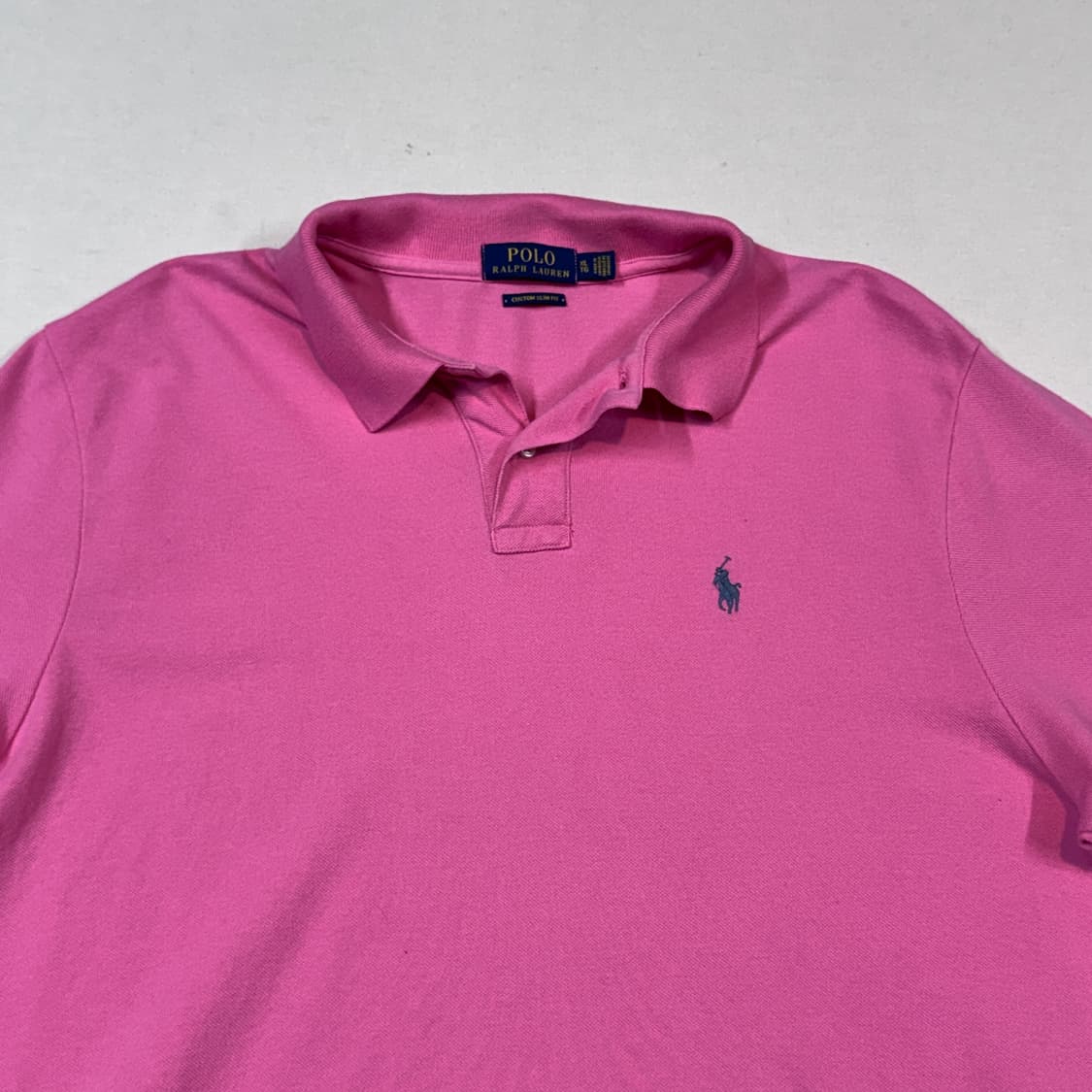 XL) 폴로 랄프로렌 클래식 반팔 카라티 PK 핑크 상품이미지3