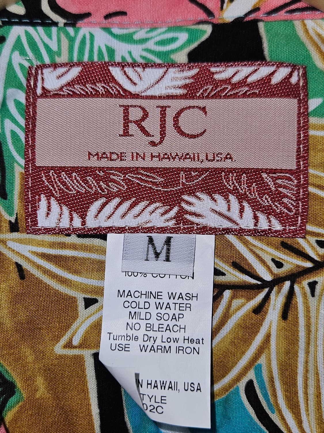 RJC 메이드인하와이 하와이안 반팔셔츠 M 상품이미지2