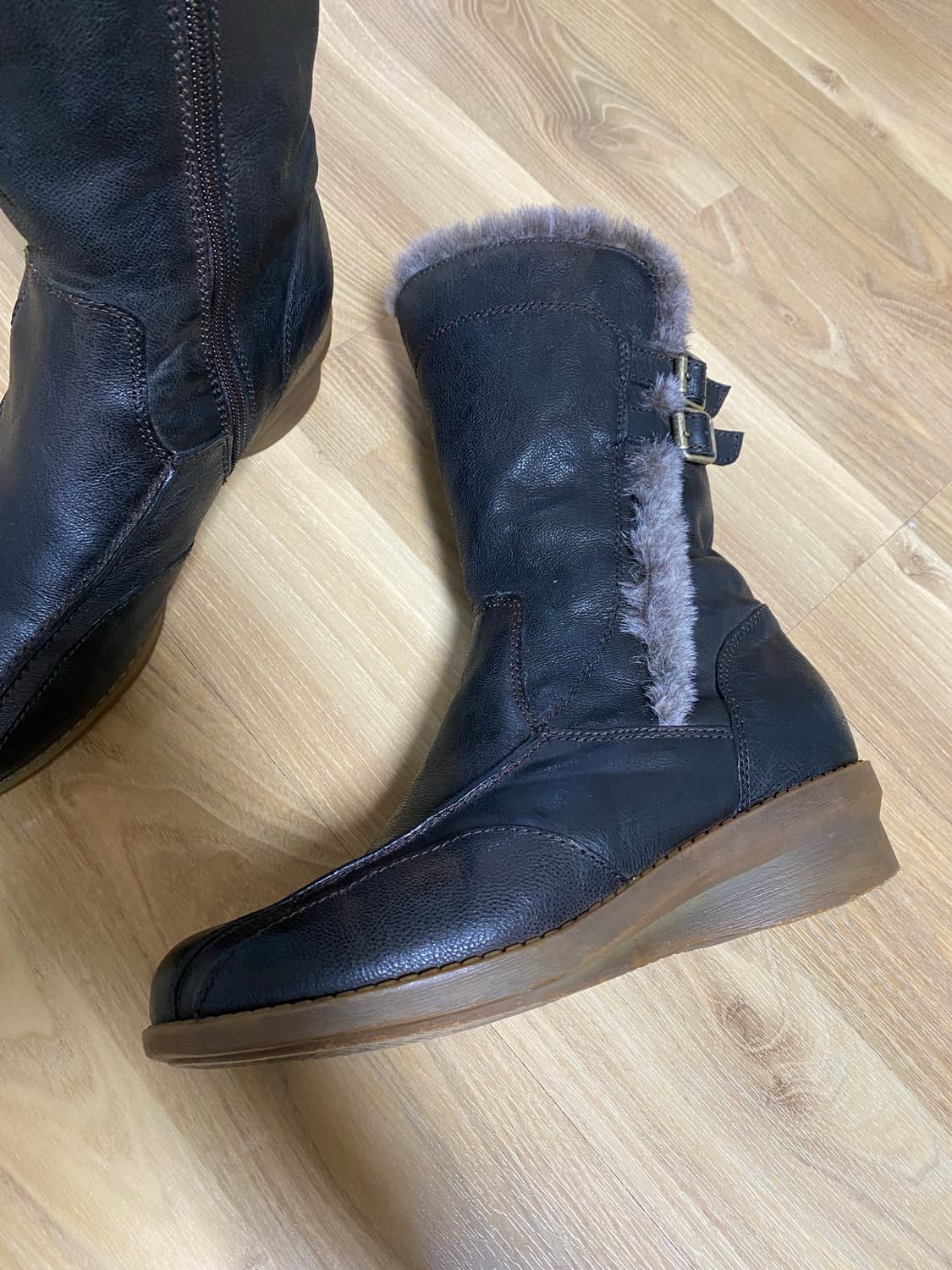 랜드로버 Landrover 여성 가죽 털부츠 240E (235) 상품이미지2