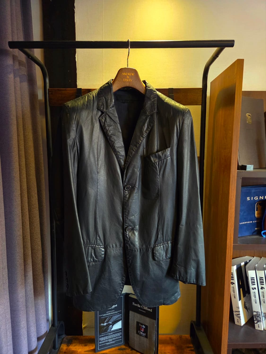 알렉산더 맥퀸 아카이브 레더자켓 상품이미지1