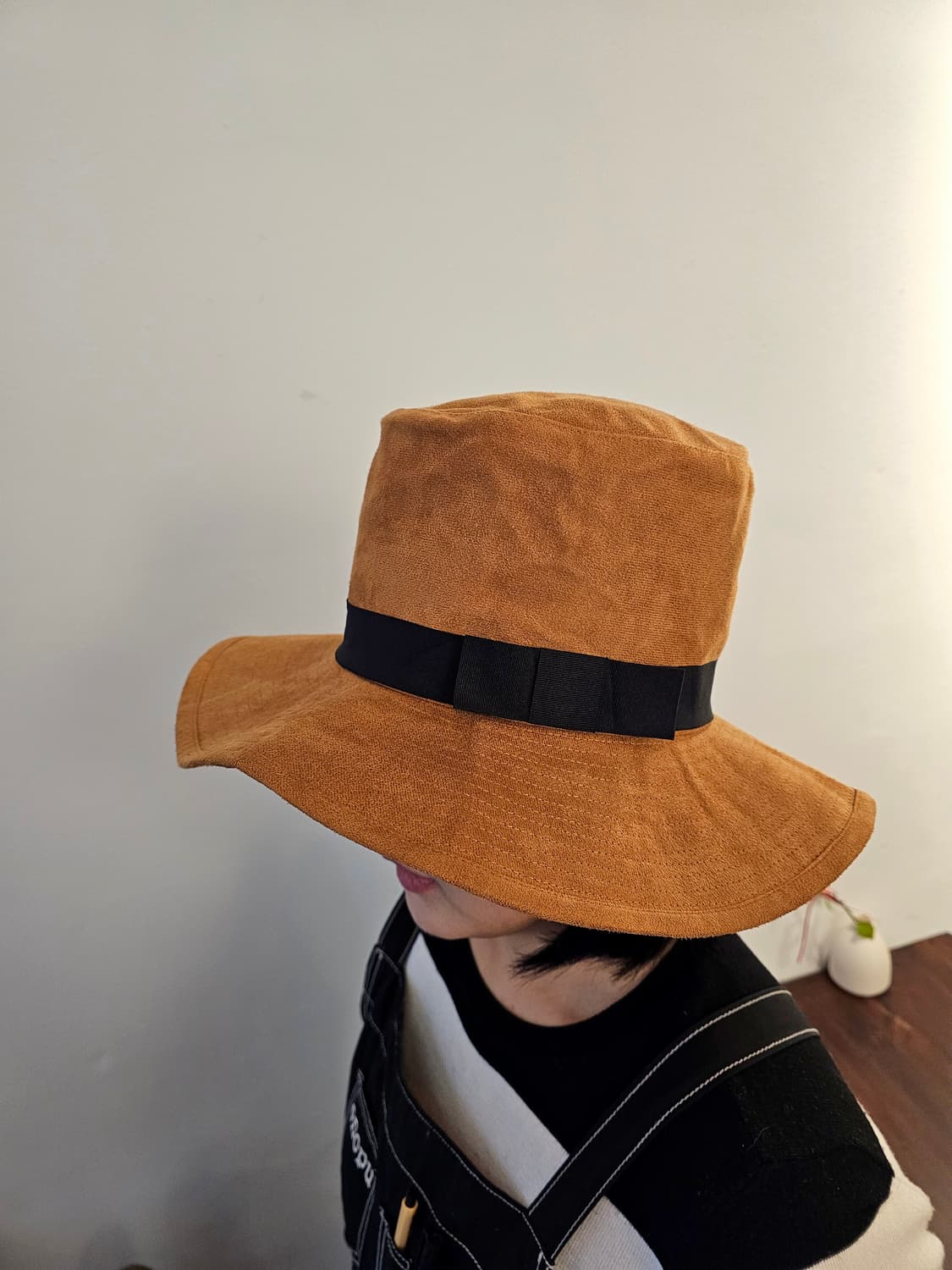 Japan 카라멜 하이크라운 카노티에 hat 상품이미지3