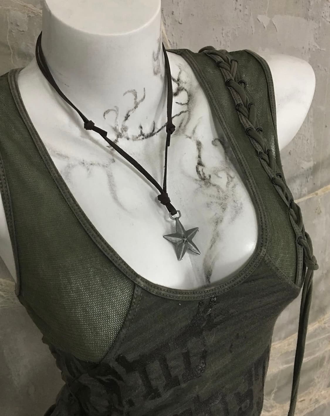 Salvage Rope Detail Sleeveless 상품이미지2