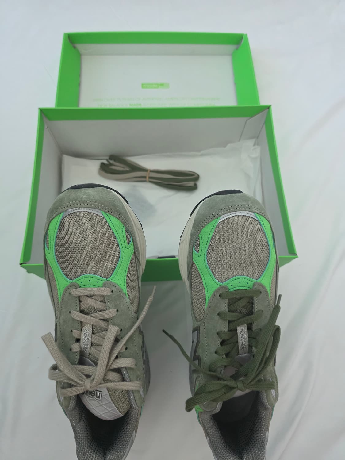 뉴발란스 x 파타 990v3 메이드 인 USA 올리브(290) 상품이미지6