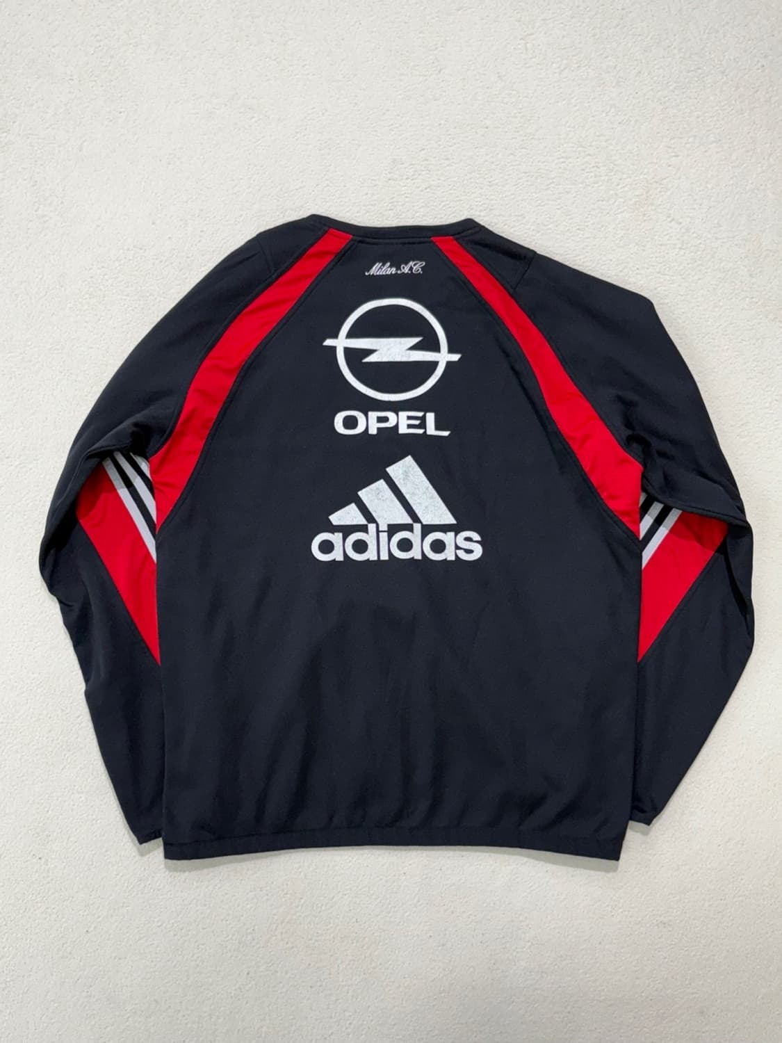 아디다스 ac 밀란 opel 오펠 축구 유니폼 스웨트 탑 져지 긴팔 상품이미지4