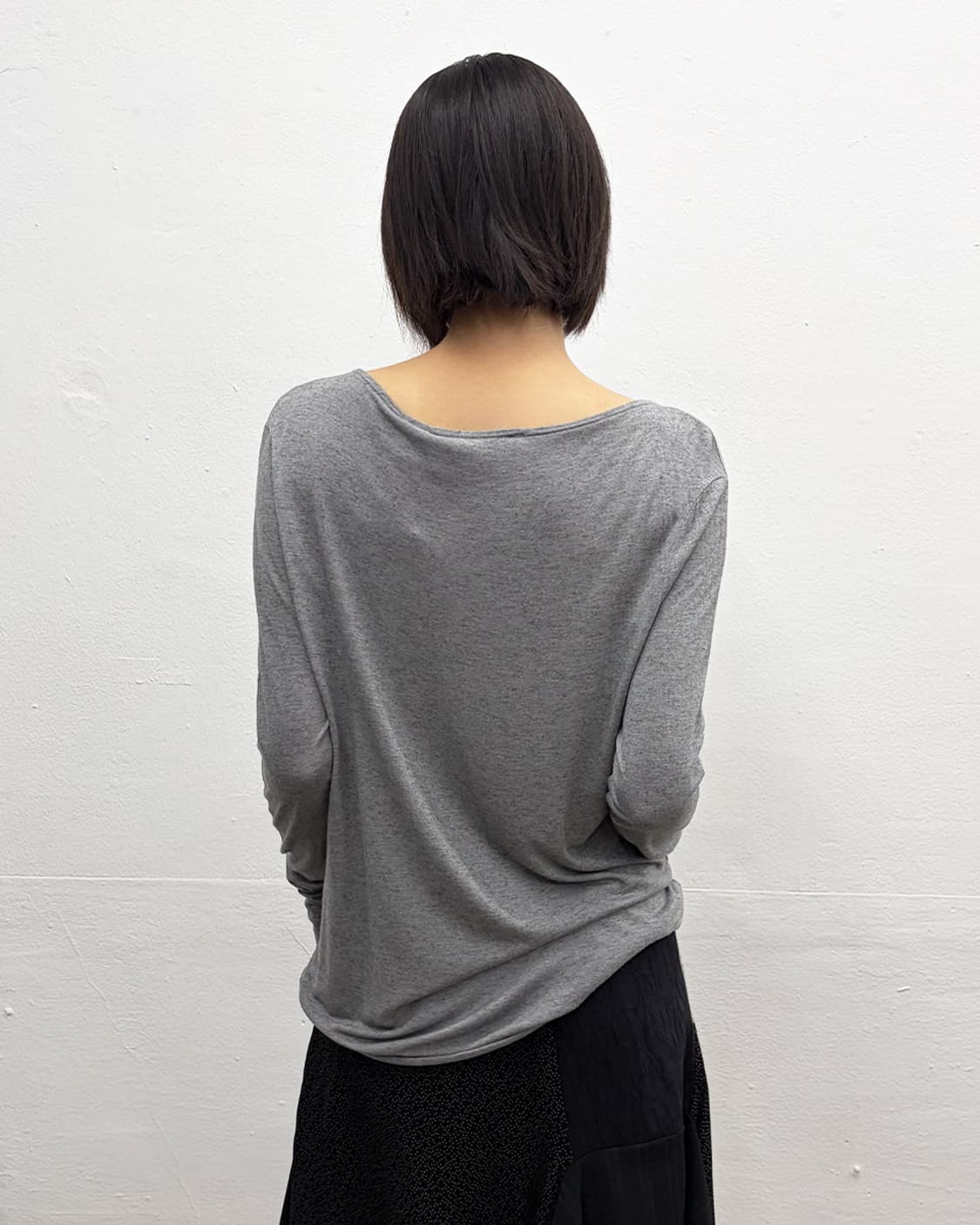 바네사 브루노 레이스 트리밍 롱슬리브 상품이미지2