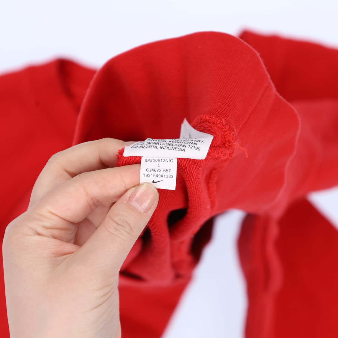 100 나이키 더블스우시 맨투맨 티셔츠 N7588 상품이미지6