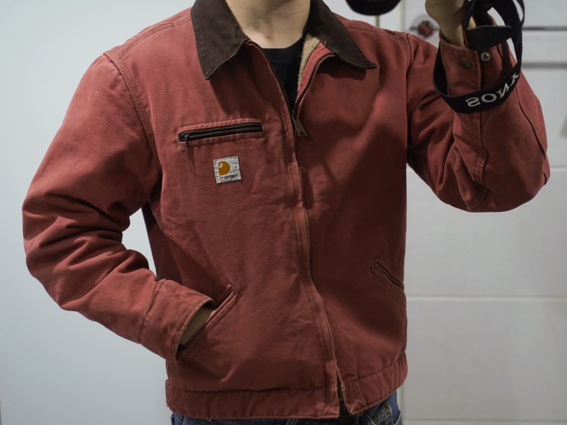 칼하트 디트로이트 자켓 살몬핑크 (WJ097 VRS) 상품이미지9