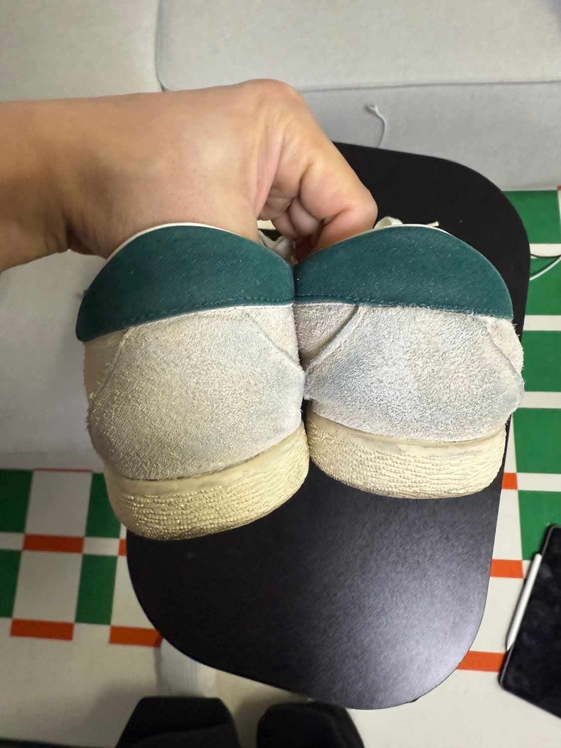 아디다스 토바코 오프 화이트 컬리지에이트 그린 280 상품이미지3