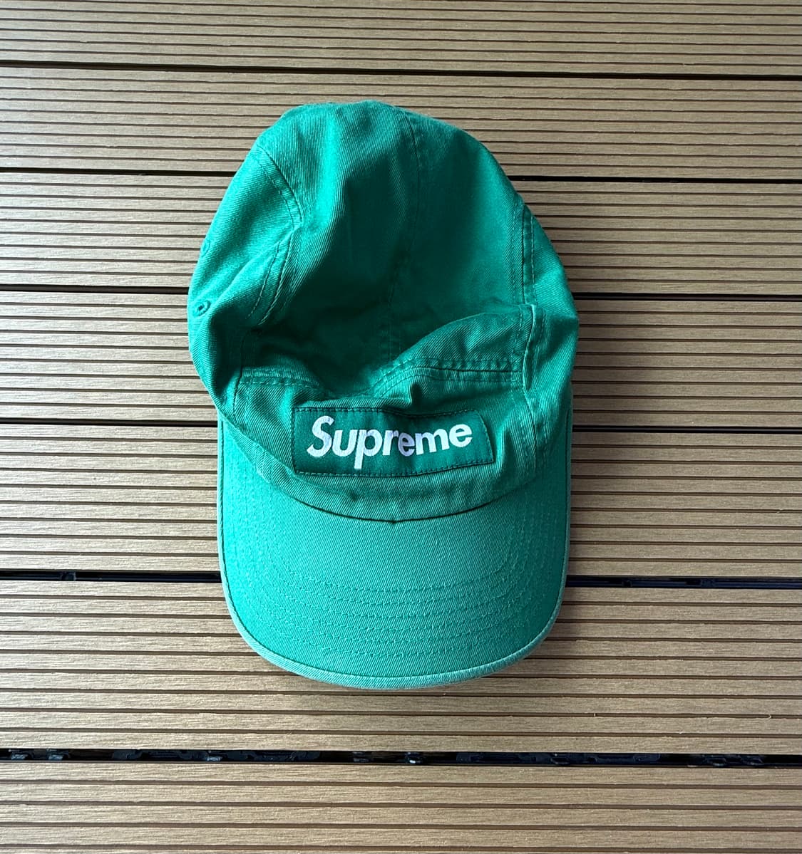 슈프림 워시드 치노 캠프캡 그린 상품이미지1