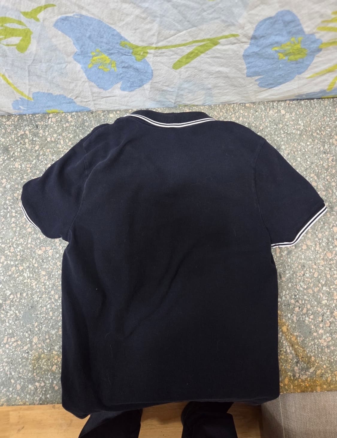 몽클레어 반팔 카라티 블랙 M 상품이미지2