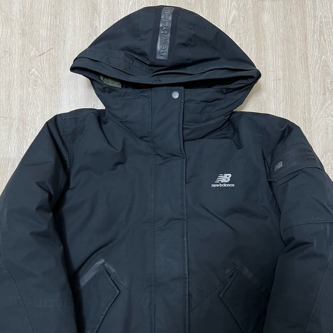 뉴발란스 덕다운 숏 패트롤 후드 숏패딩 L/95  상품이미지2