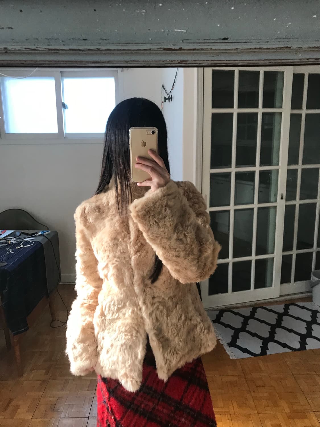 vintage rabbit fur jacket 상품이미지3