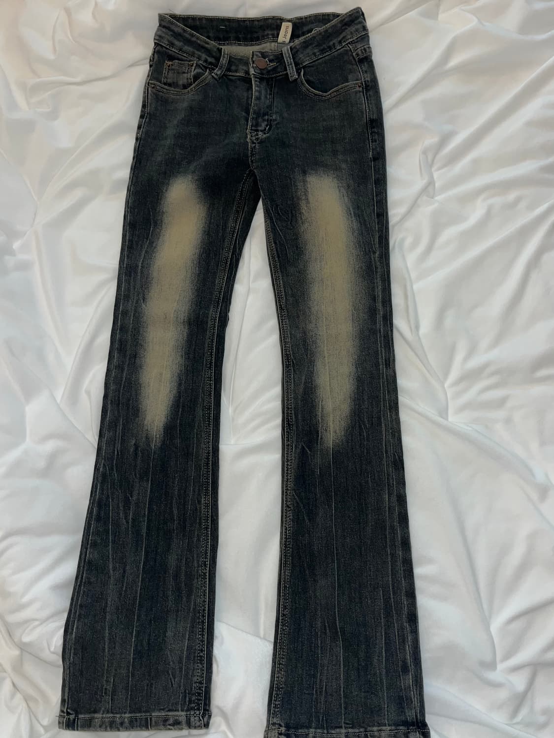 (쿨거2)부츠컷 워싱 데님 상품이미지3