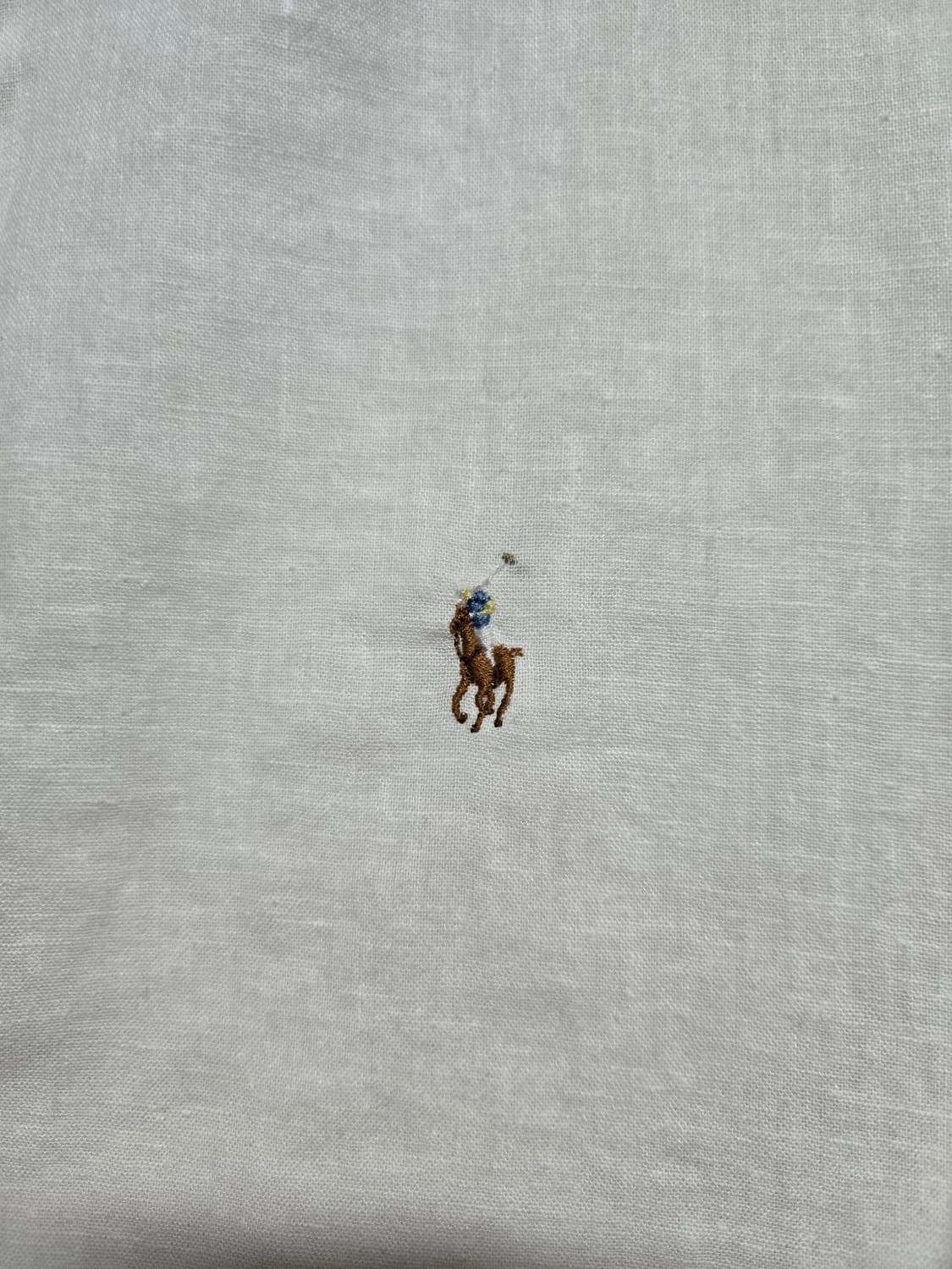 폴로 랄프로렌 여성 신형 린넨 화이트 셔츠 상품이미지3