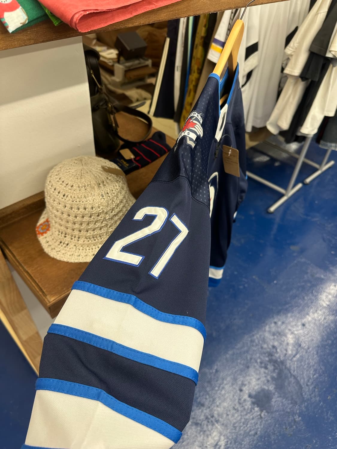 Adidas 아디다스 NHL 위니펙 블록코어 하키져지 상품이미지6