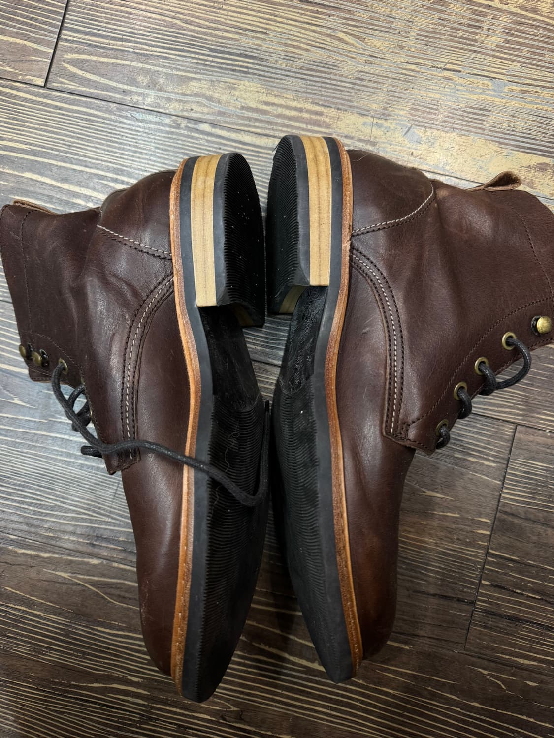 파나마 잭 스페인 천연 에이징 가죽 부츠 42(270) 상품이미지2