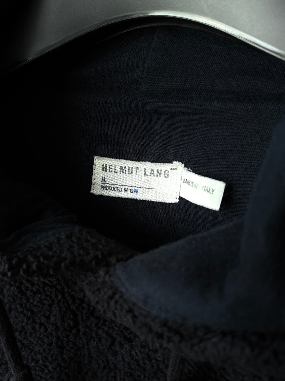 헬무트랭 아카이브 1998 본인기 텍스처 플리스 후디 상품이미지4