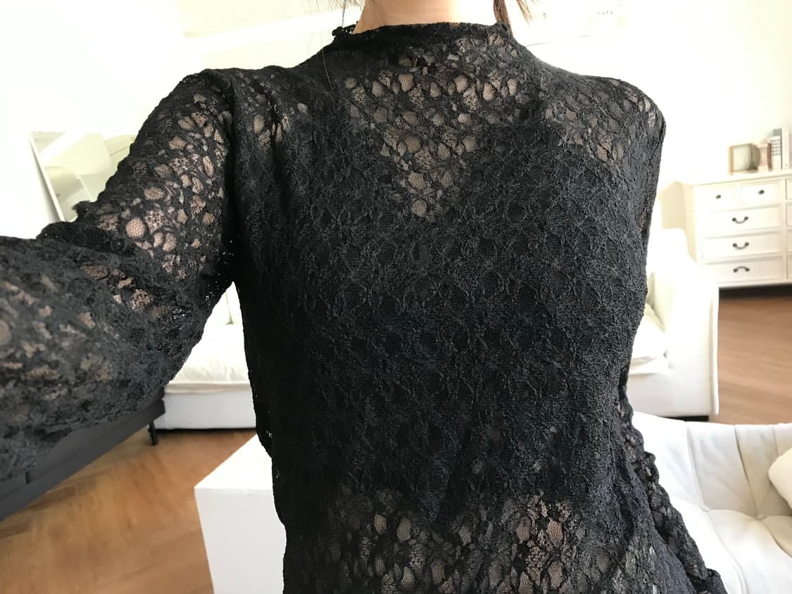 vintage lace mesh top 상품이미지1