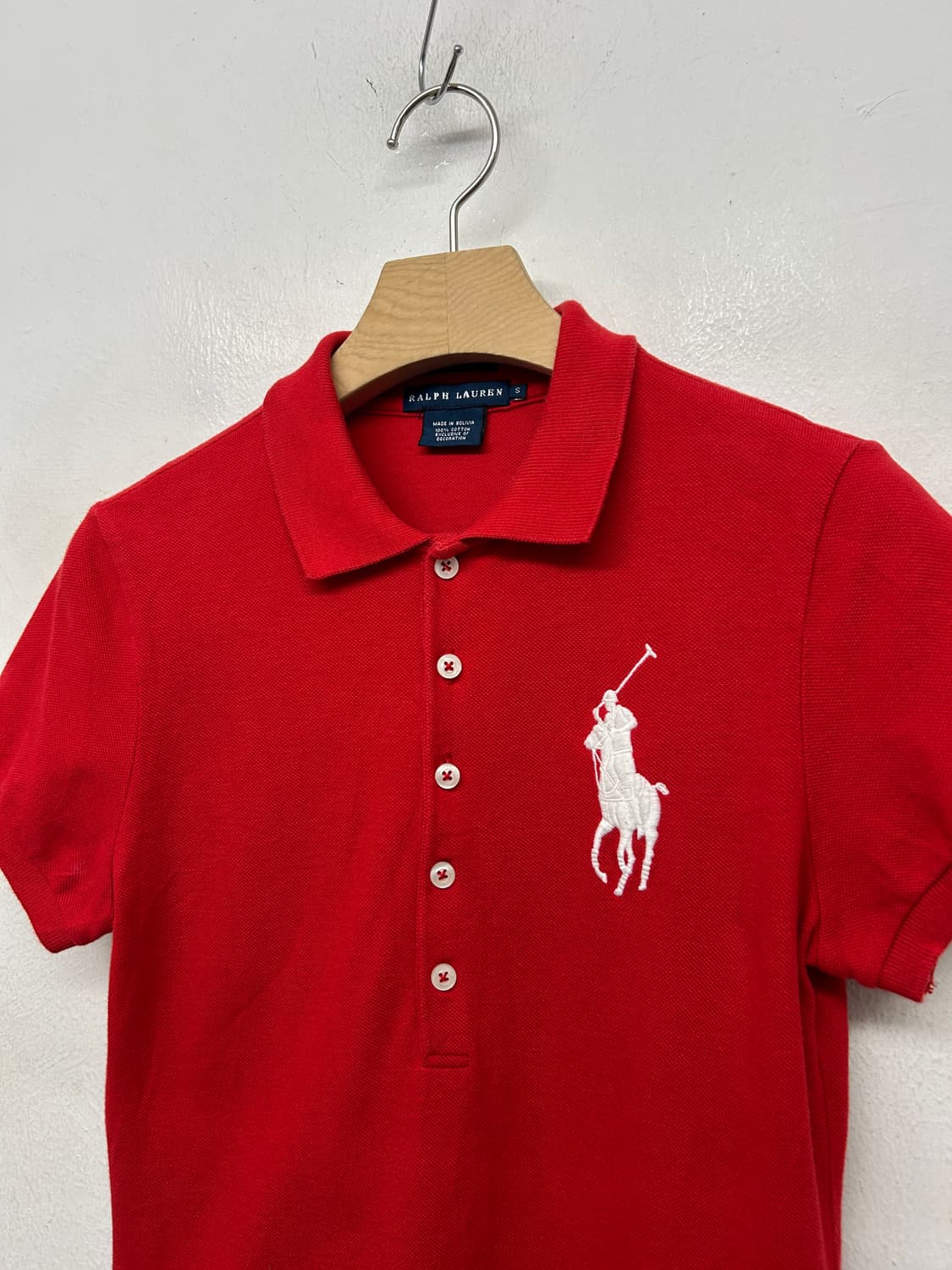폴로 랄프로렌 빅포니 레드 반팔 피케티 상품이미지2