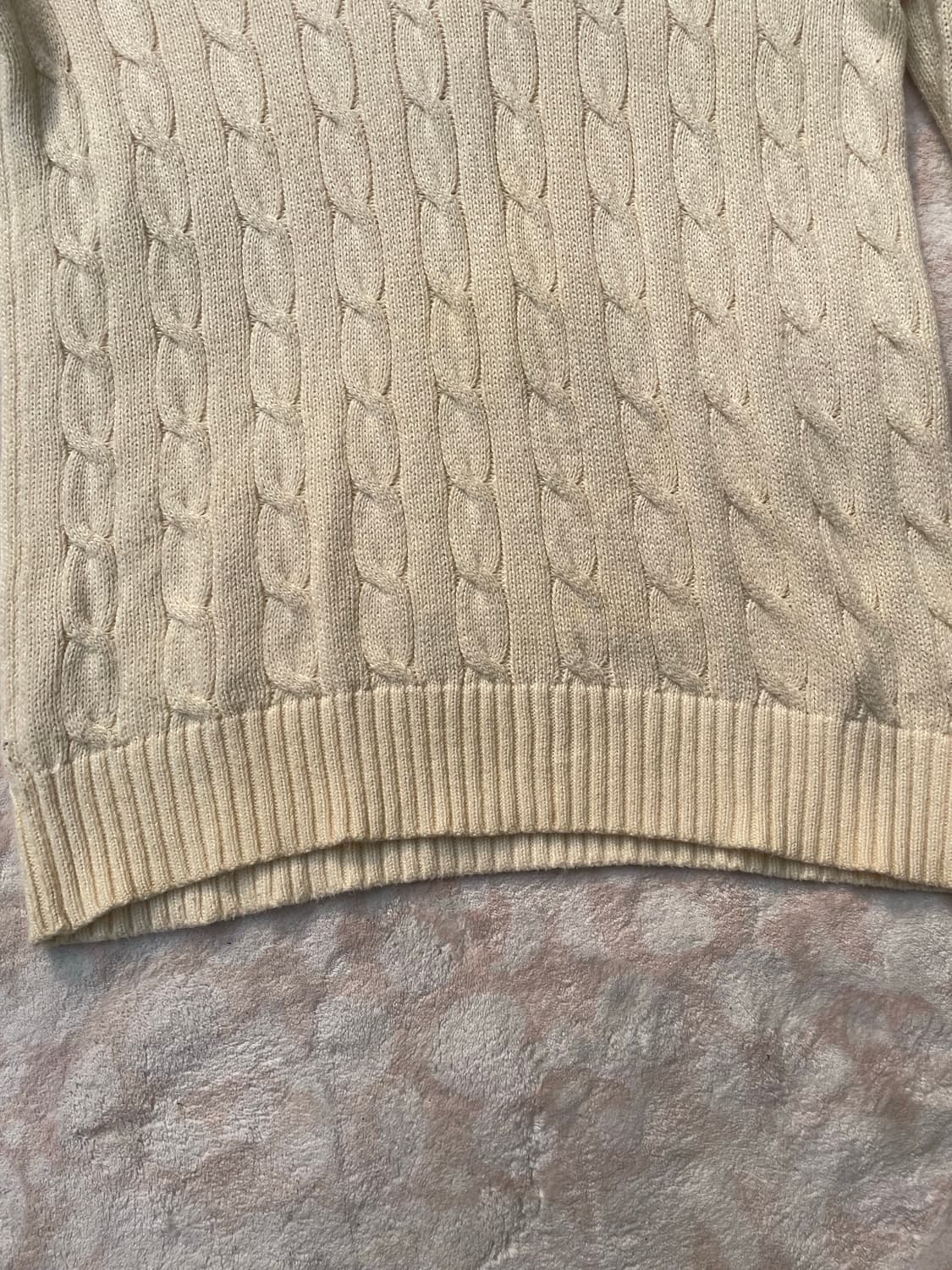 Polo Ralph Lauren 아이보리 케이블 니트 상품이미지4