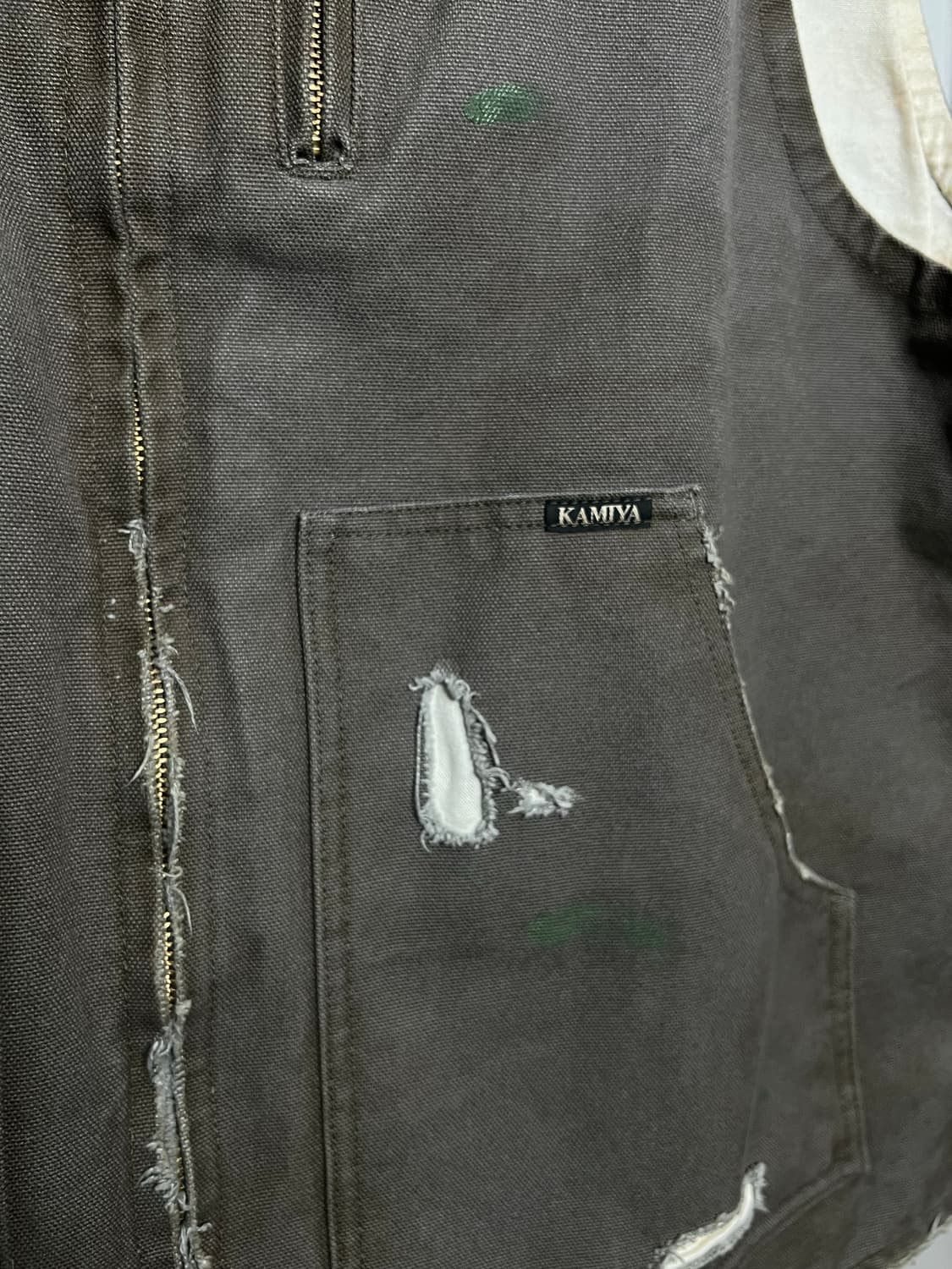 카미야 24FW 보로 덕 페인터 베스트 상품이미지4