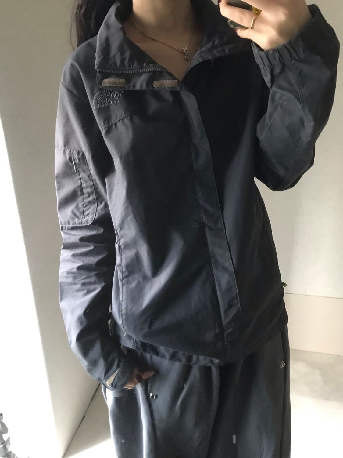 노페 그레이 바람막이 상품이미지5