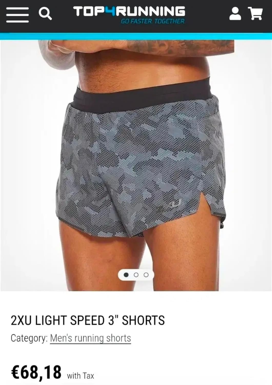 2XU 러닝 쇼츠 L (속바지 O) 상품이미지1