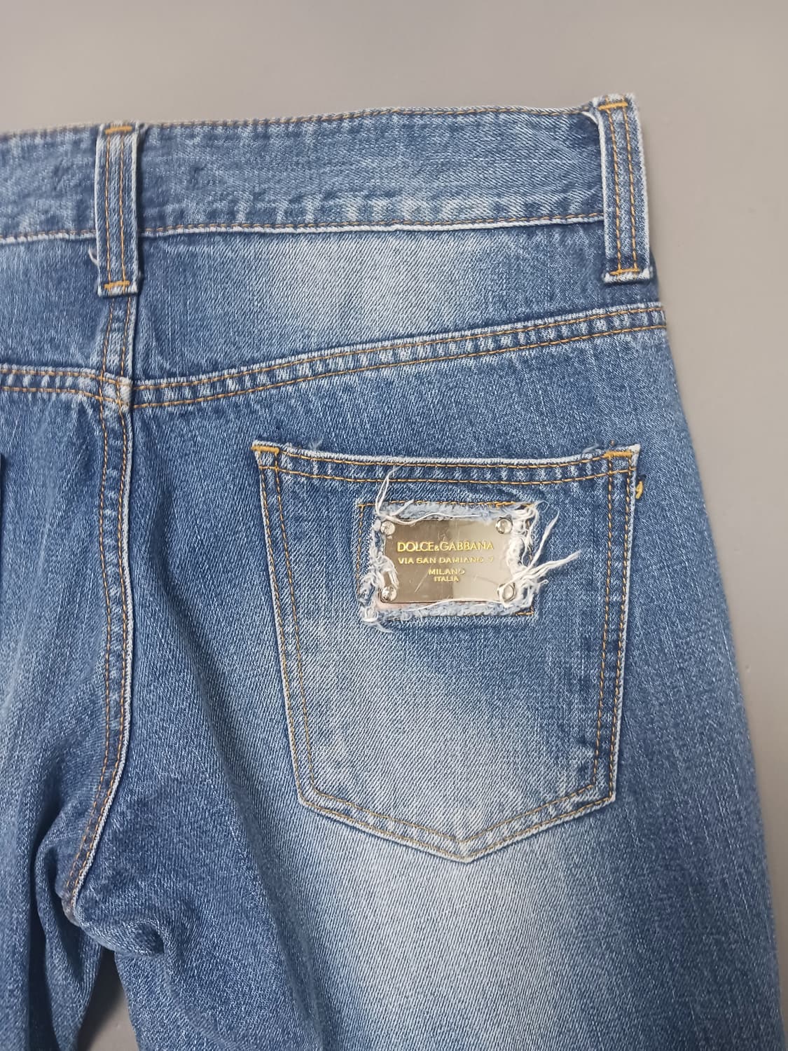 [32] 돌체앤가바나 스크래치 스트레이트진 청바지 상품이미지9