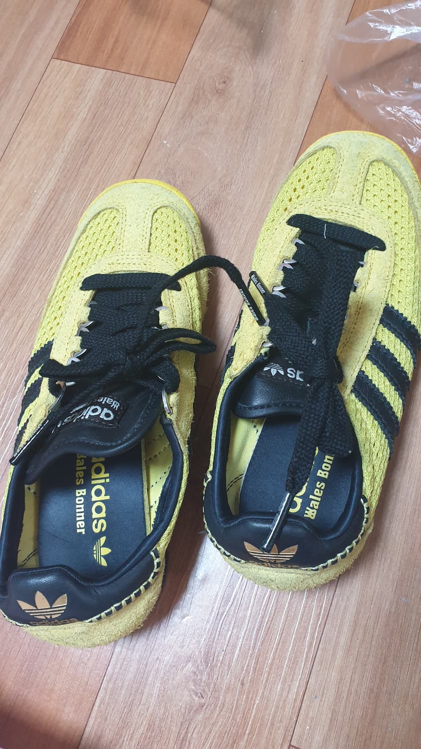 아디다스 x 웨일스 보너 SL 76 옐로우 235 상품이미지3