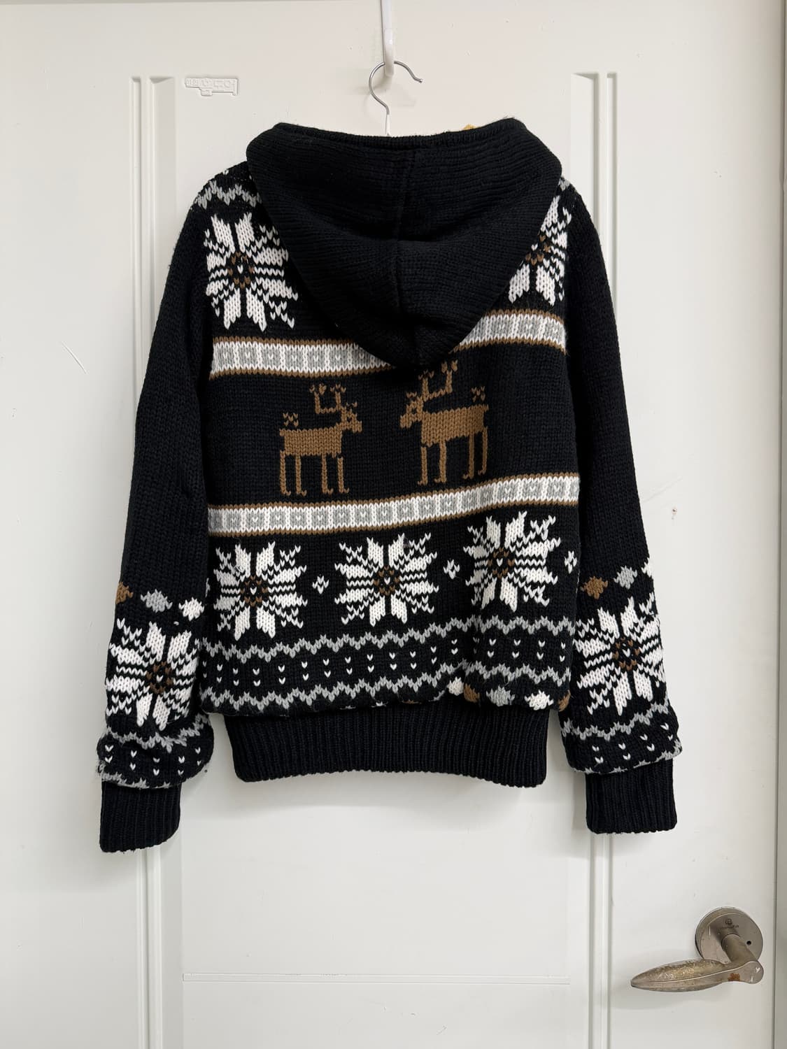 일본빈티지 노르딕 보아털 후드집업 자켓 상품이미지9