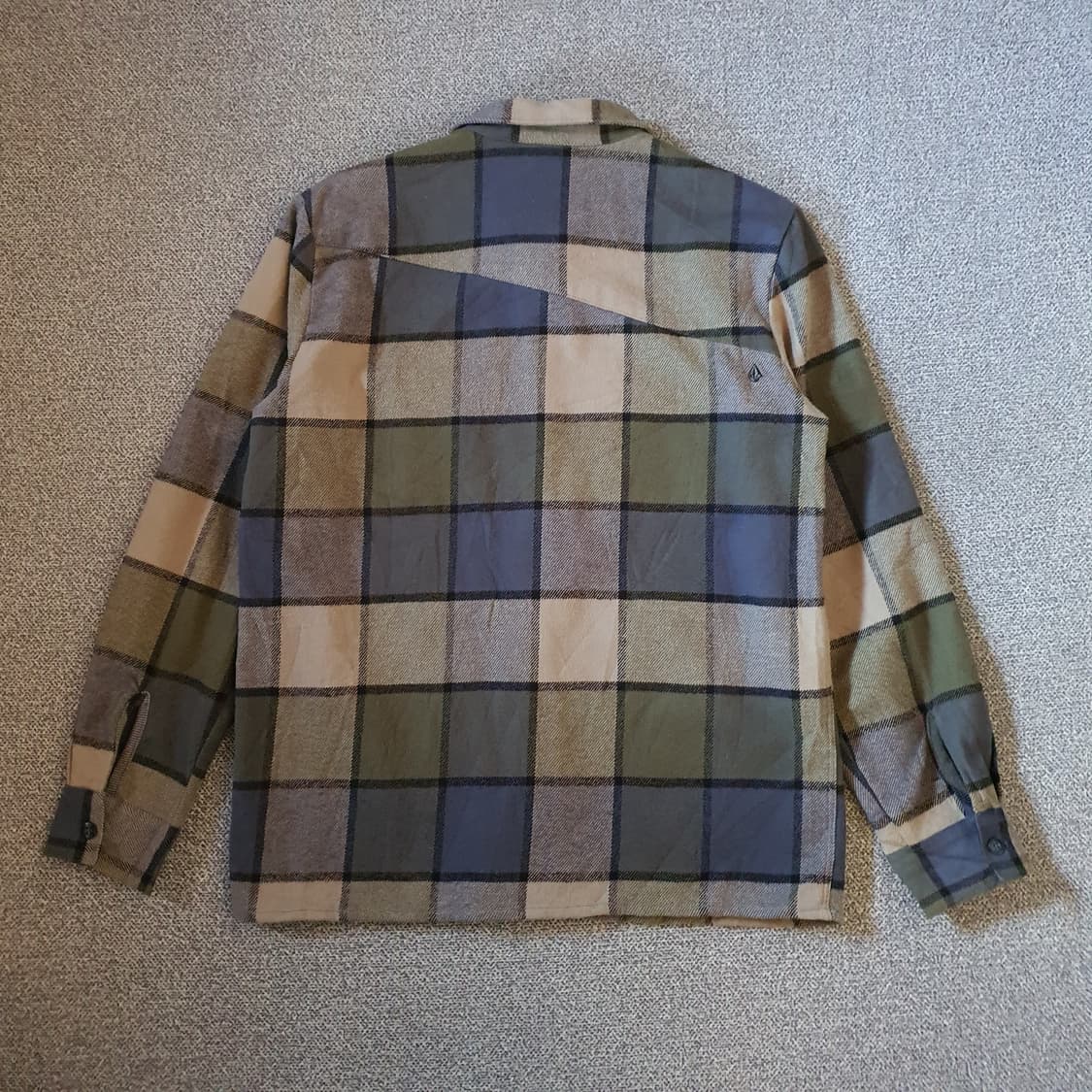 볼컴 클래식 핏 헤비 플란넬 체크 셔츠 no.1 상품이미지6