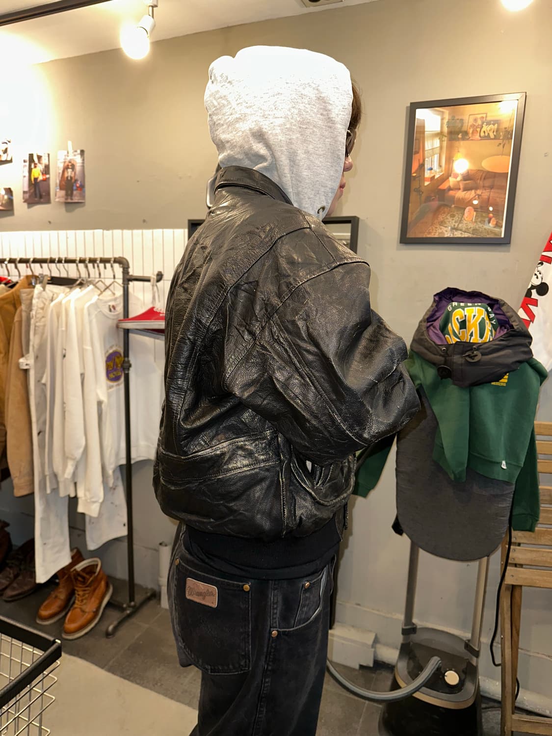 90‘s Wilsons lambskin A-2 series jacket  상품이미지9