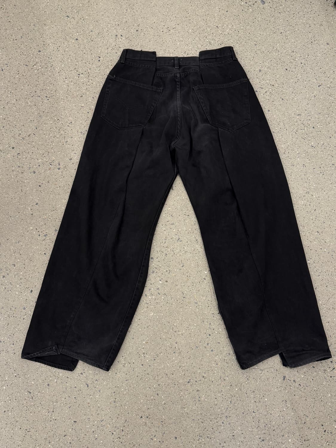 올드파크 4 tuck jean 블랙 라지 상품이미지4