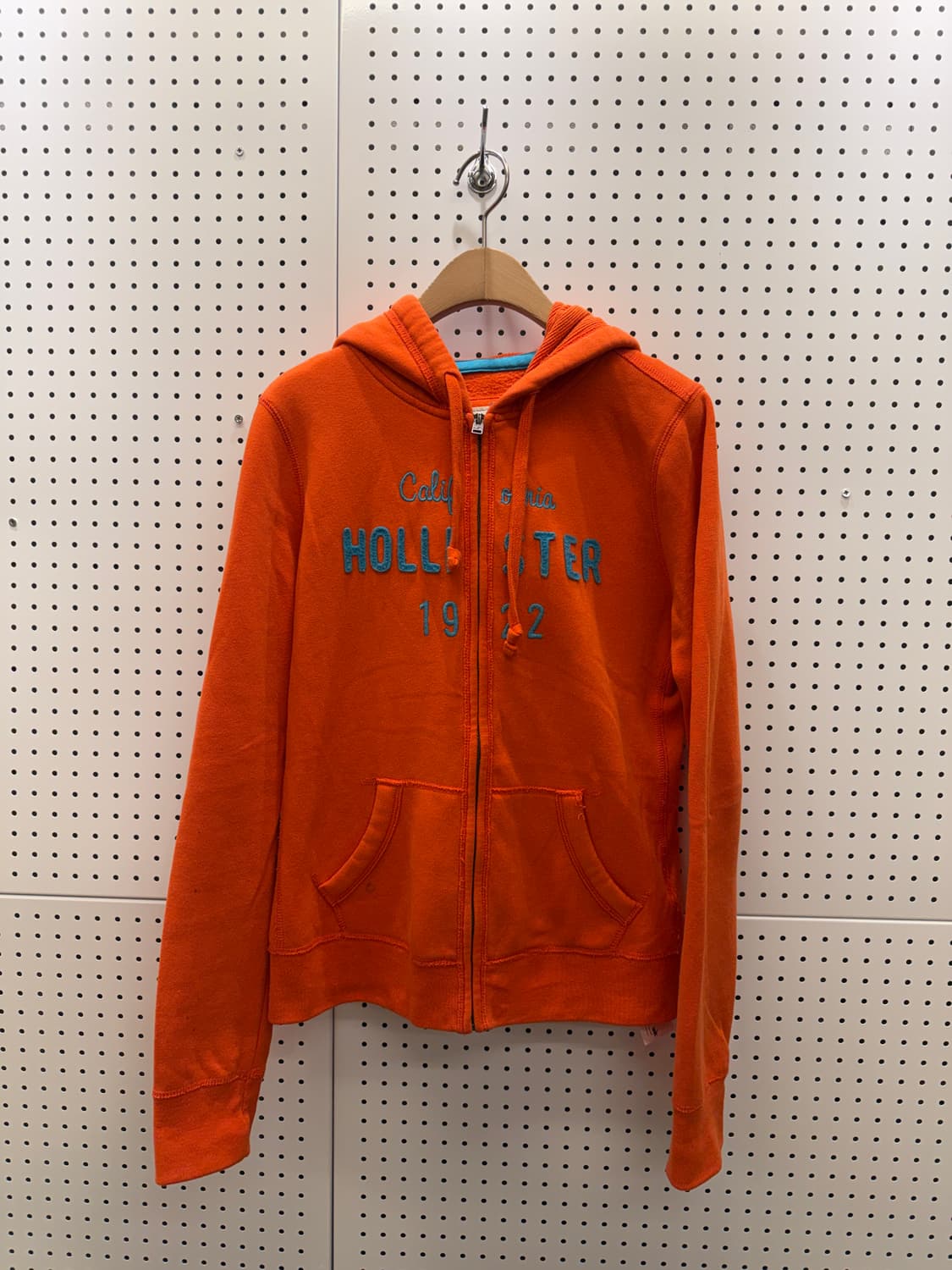 홀리스터 오렌지 빅로고 후드집업 U374 상품이미지2
