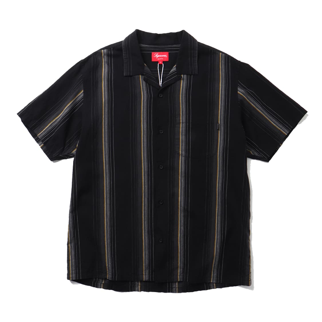 Supreme Vertical Stripe S/S Shirt 상품이미지1