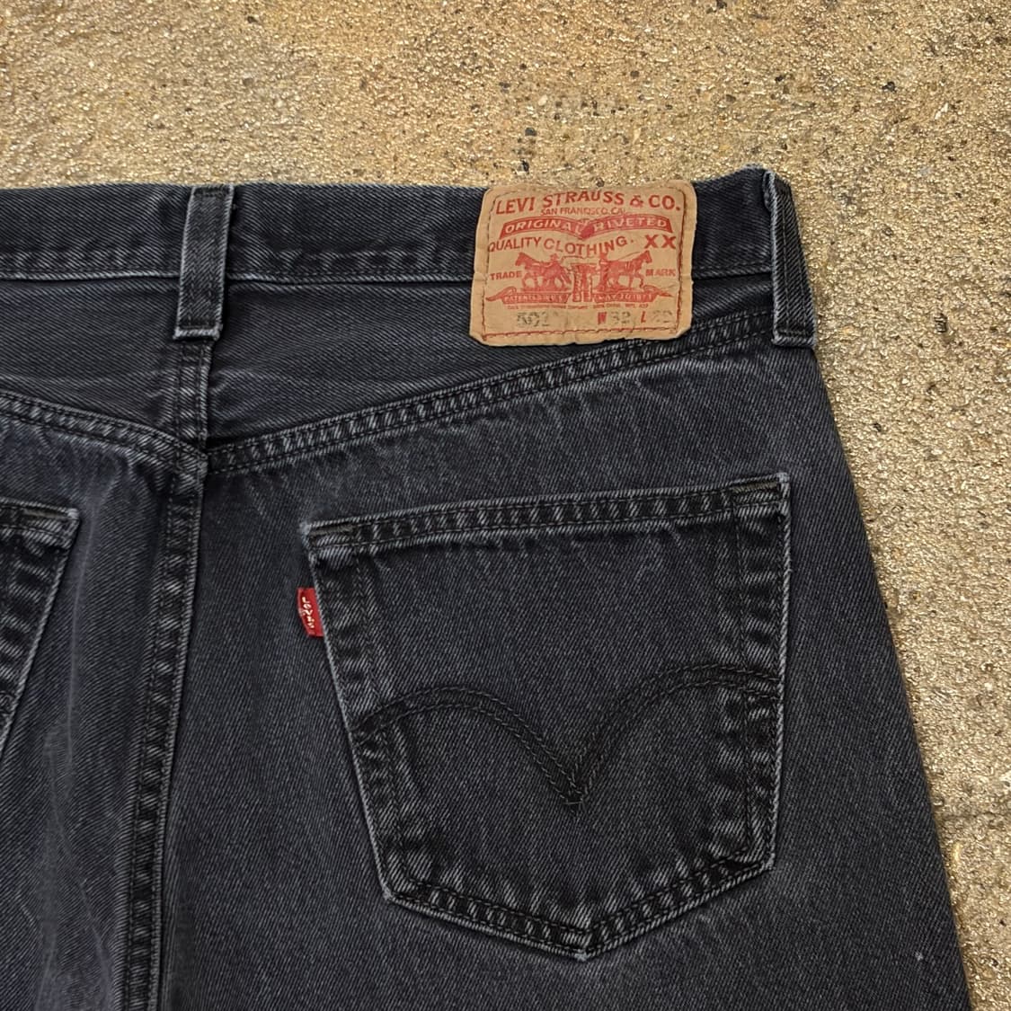 미국 빈티지 리바이스 501 블랙진 청바지 상품이미지6