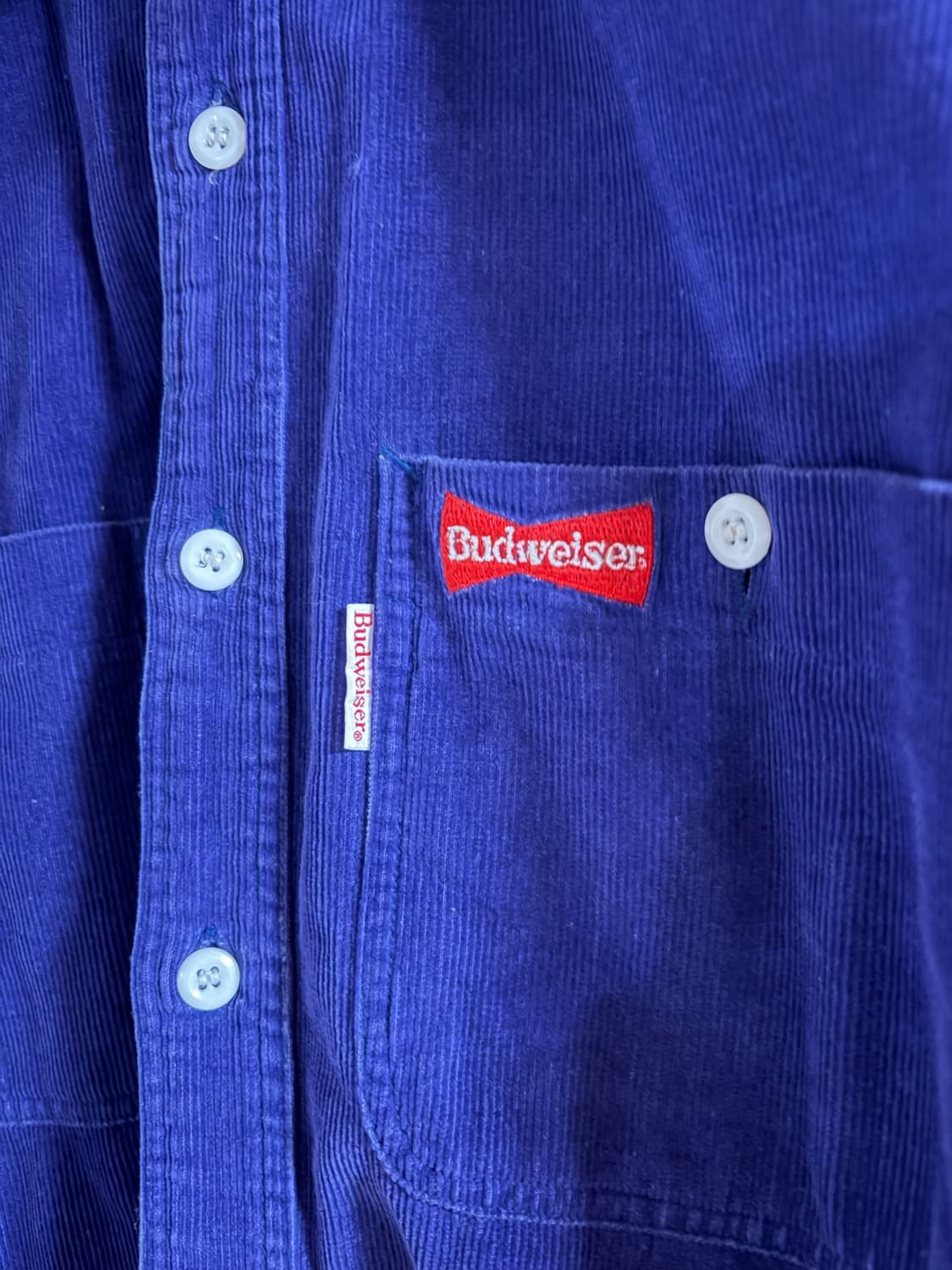 버드와이저 코듀로이 셔츠 상품이미지2