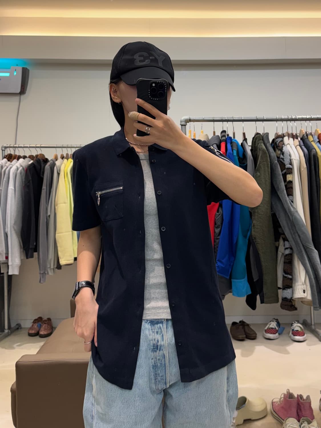 프레드 페리x라프시몬스 반팔 카라 셔츠 상품이미지5