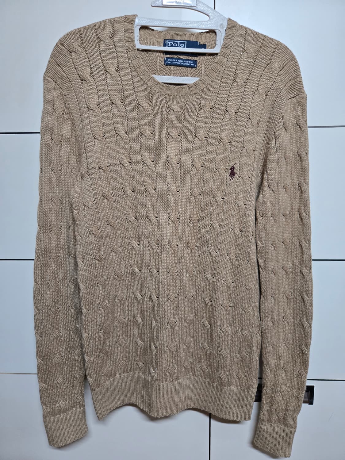 폴로 랄프로렌 실크 케이블 니트 상품이미지1