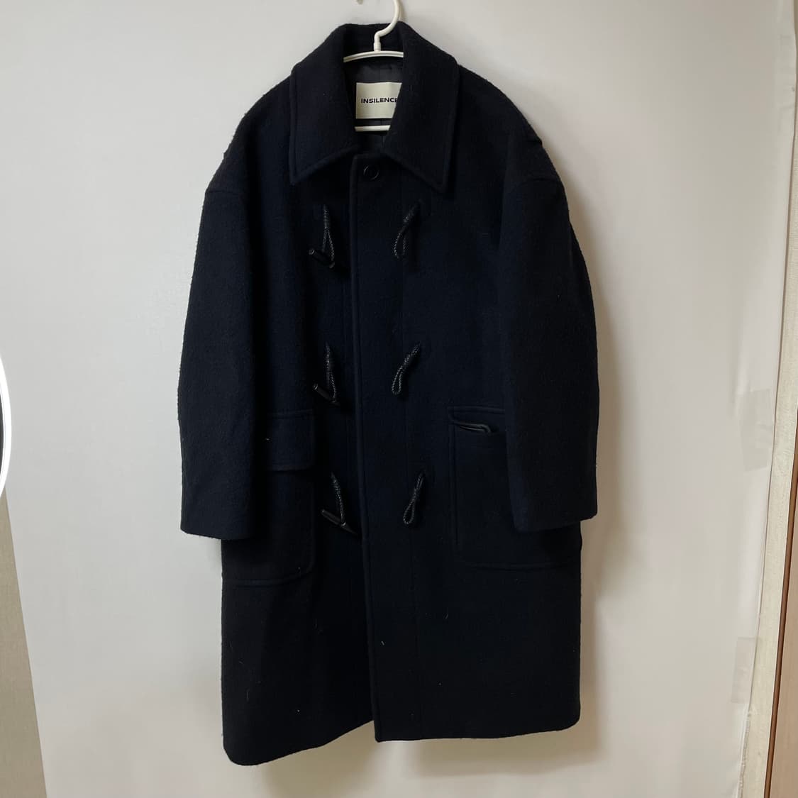 [ S ] 인사일런스 오버사이즈 울 발마칸코트 상품이미지1