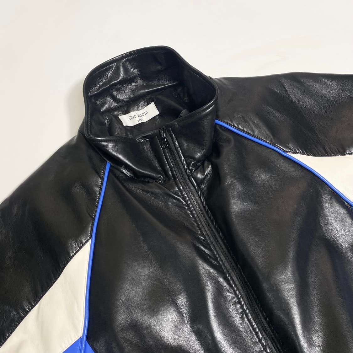 아워룸 레이싱 레더 자켓  상품이미지3