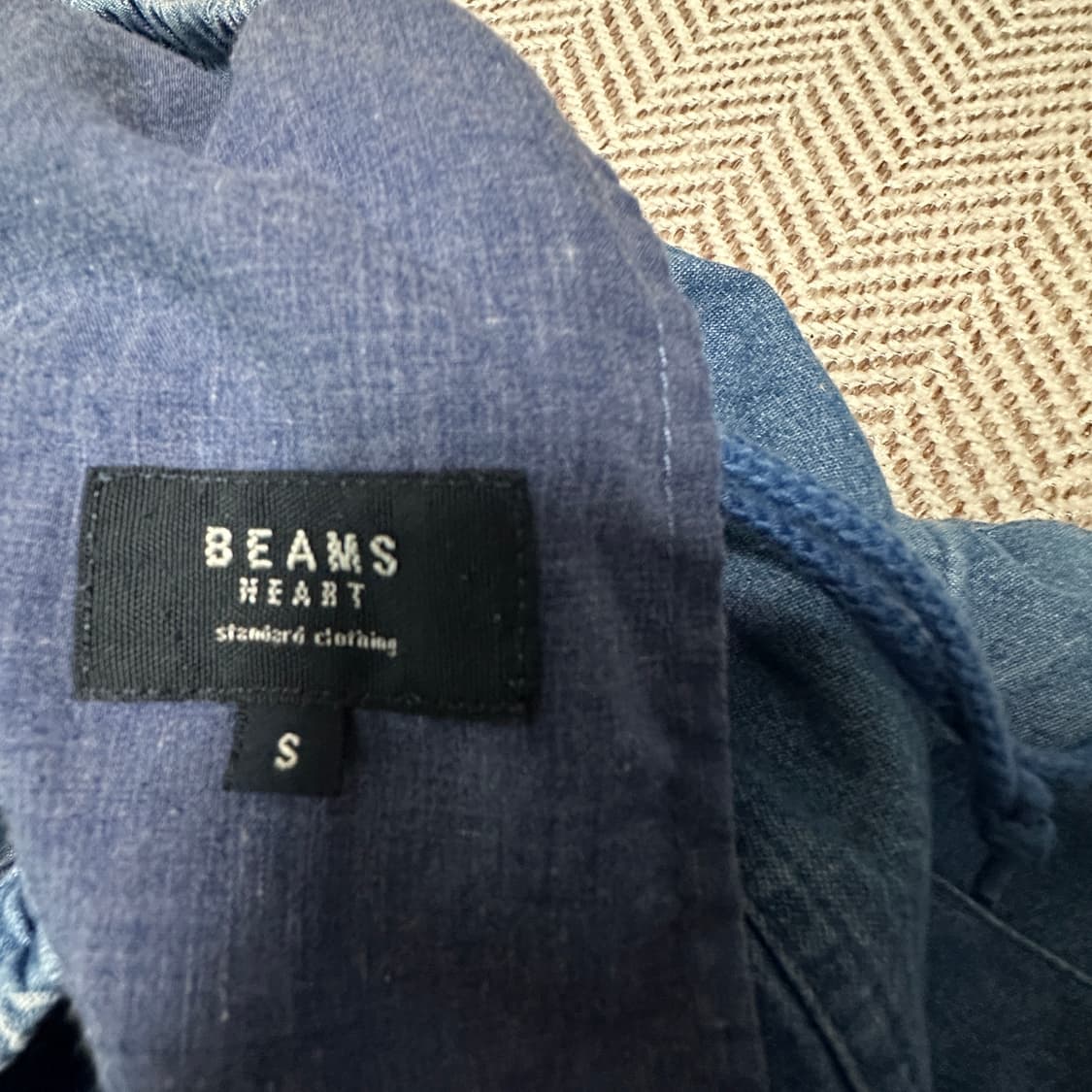 BEAMS vintage cargo denim wide pants 상품이미지3